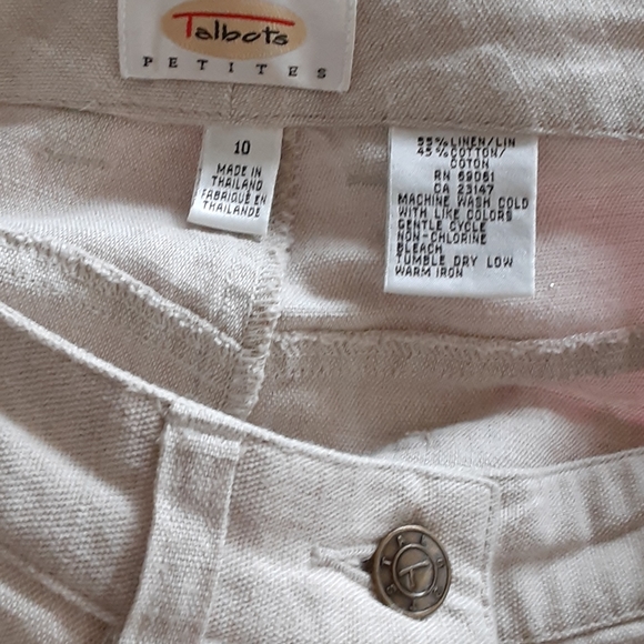 Talbots linen & cotton skirt sz10 maxi - Picture 4 of 4